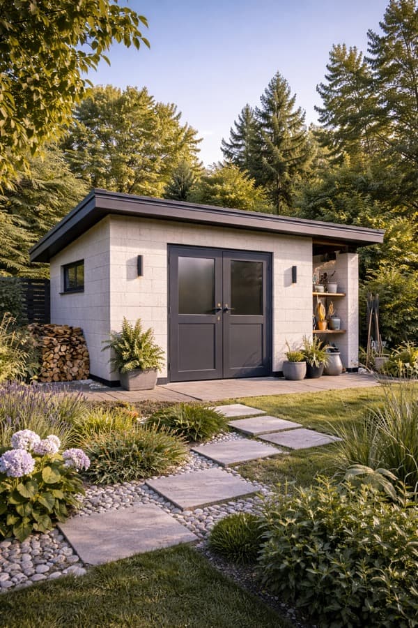 Хозпостройка из газобетона в Краснодаре